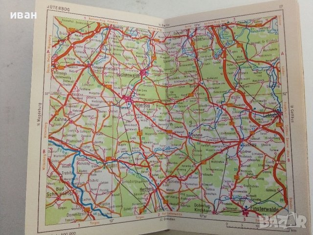 Verkehrsatlas Deutsche Demokratische Republik - 1963г., снимка 6 - Антикварни и старинни предмети - 38297521