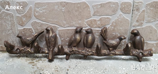 Голяма чугунена закачалка 1.2кг , снимка 3 - Закачалки - 29701933