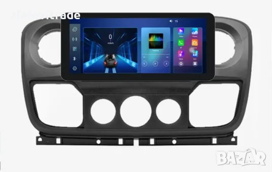 RENAULT MASTER / OPEL MOVANO / NISSAN NV400 2010-2021 - 10.1" АНДРОИД НАВИГАЦИЯ, 9523, снимка 3 - Навигация за кола - 40035594