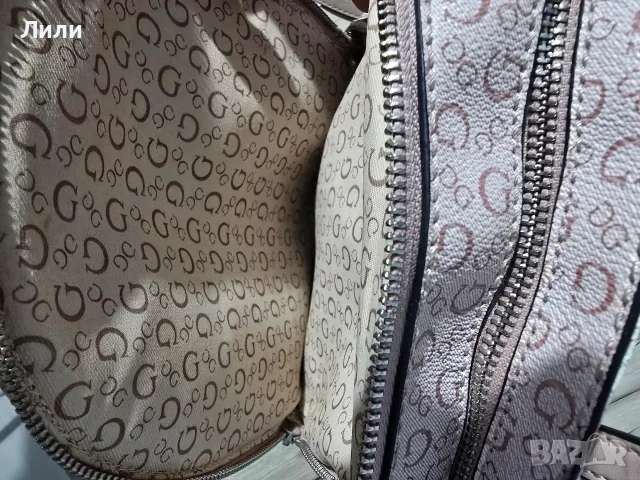 Раница Guess цвят светло розово , снимка 7 - Раници - 55711742