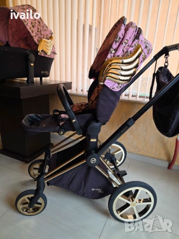 Cybex Priam Jeremy Scott Cherubs Pink Luxe, снимка 10 - Детски колички - 53922628
