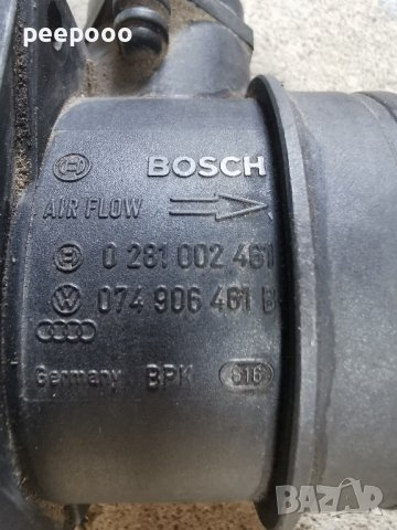 Дебитомер за Volkswagen Touareg SUV I (10.2002 - 01.2013) 5.0 V10 TDI, 313 к.с., Bosch 0 281 002 461, снимка 6 - Части - 37229321