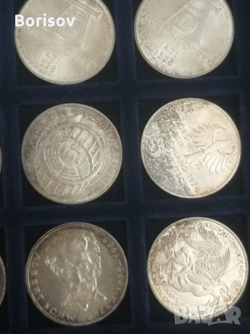 5 юбилейни немски сребърни марки , снимка 16 - Нумизматика и бонистика - 31769629