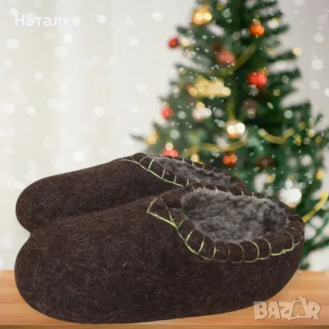 вълнени пантофки, чехли , снимка 1