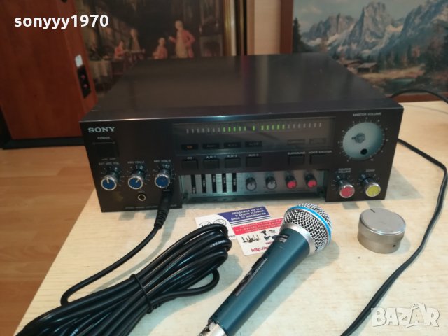 sony stereo mixing ampli-made in japan-120v/60hz, снимка 2 - Ресийвъри, усилватели, смесителни пултове - 30256581