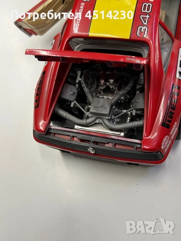 Колекционерски модел Ferrari 348 Evoluzione – мащаб 1:18, снимка 6 - Колекции - 52304814