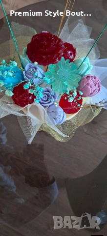 букет от соеви свещи , снимка 14 - Декорация за дома - 54004949