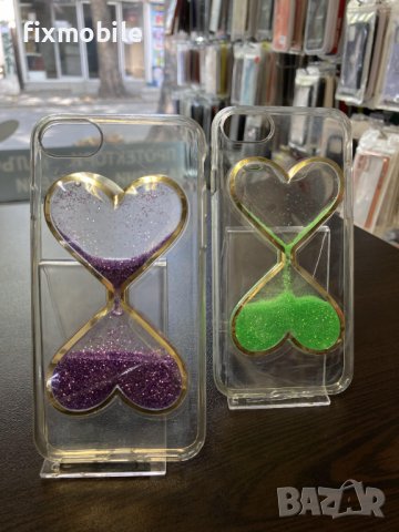 Apple iPhone 7/8/SE 2020/2022 прозрачен блестящ гръб/кейс, снимка 1
