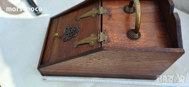 Старинен сандък за въглища , снимка 3 - Антикварни и старинни предмети - 51586943