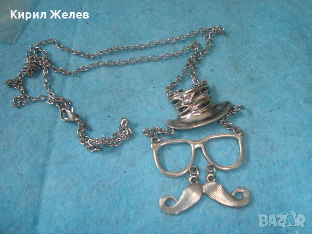 ПОСРЕБРЕН ФИГУРАЛЕН АРТ МЕДАЛЬОН 63891, снимка 3 - Колиета, медальони, синджири - 35228628