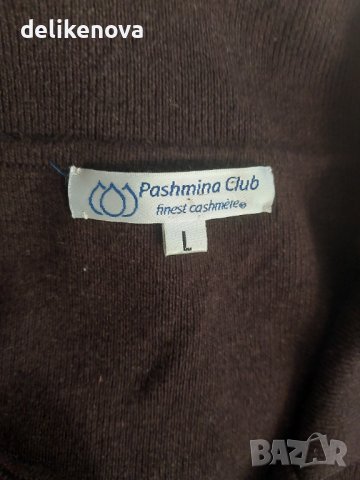 Pashmina Club. Hand Made. Size L Кашмир 100% Нова жилетка, снимка 3 - Жилетки - 39110756