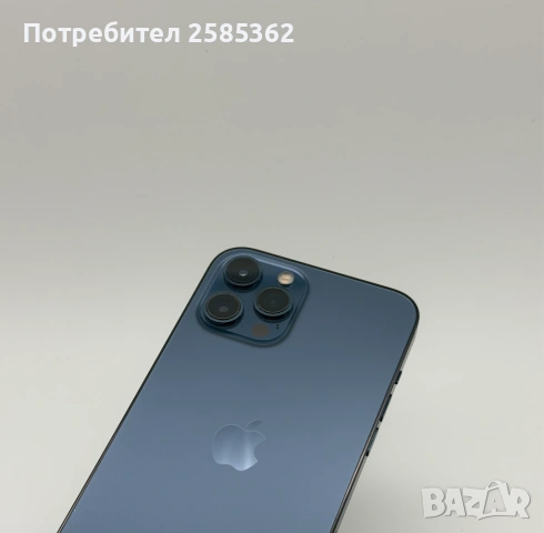 iPhone 12 Pro Max 128 GB Pacific Blue / 100% Батерия / Перфектен технически, снимка 5 - Apple iPhone - 53892715