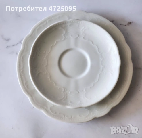 Троен порцеланов сет, снимка 4 - Чаши - 54103288