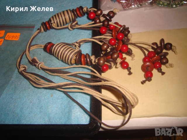 ВИНТИДЖ РЕТРО - ГРЪНЧ СТИЛ ОГЪРЛИЦА ХЕНД - МЕЙД АРТ НАКИТ 26995, снимка 5 - Колиета, медальони, синджири - 35078709