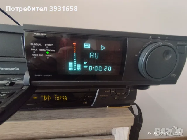Продавам видеорекордер Panasonic NV-F70 HiFi stereo, снимка 6 - Плейъри, домашно кино, прожектори - 56015758