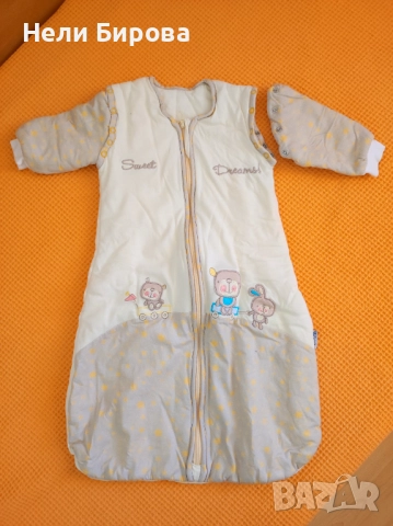 Зимно спално чувалче на Slumbersac 0-6 м./ 70 см, снимка 3 - Спални чували за бебета и деца - 52215843