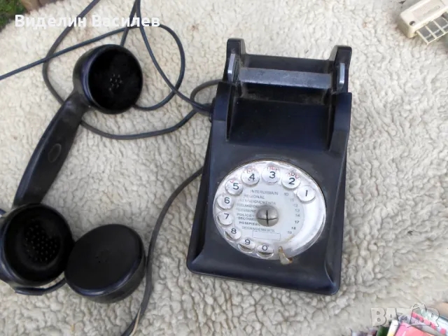 Ретро телефон, снимка 5 - Антикварни и старинни предмети - 49567366