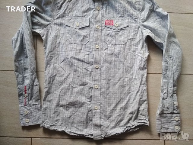 риза с дълъг ръкав SUPER DRY JPN superdry, снимка 13 - Ризи - 30112109