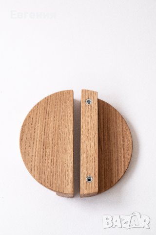 Полукръгла Мебелна Дръжка от Дъб масив, снимка 4 - Гардероби - 44430114
