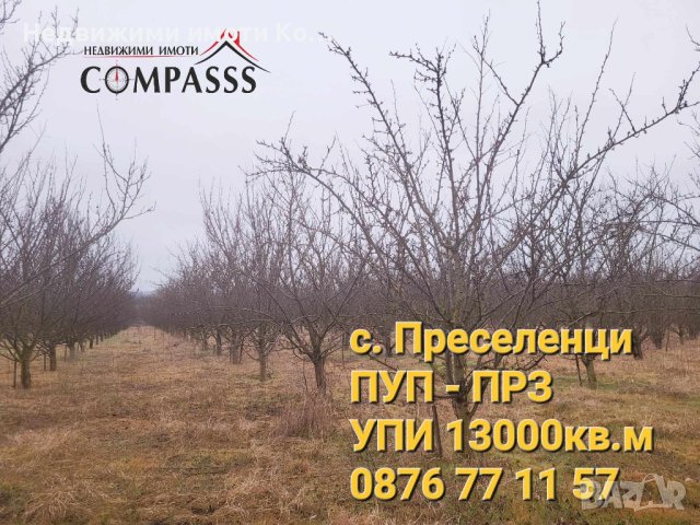 общ. Генерал Тошево, с. Преселенци, дворно място 13000кв.м – 99000лв!
