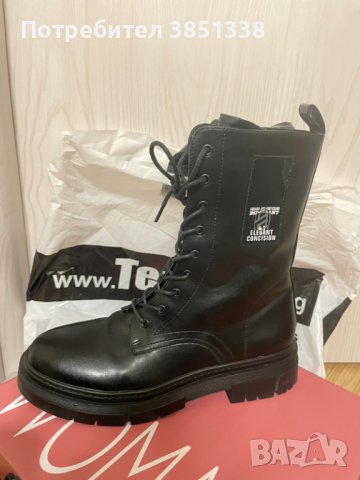 Ботуши,нови,на Тенденз 41номер,стелка 26. 5см, снимка 3 - Дамски ботуши - 44246136