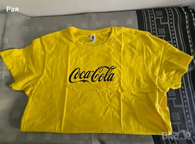 Нова тениска с лого на Coca-Cola, първокласно качество, унисекс, размери L, снимка 1