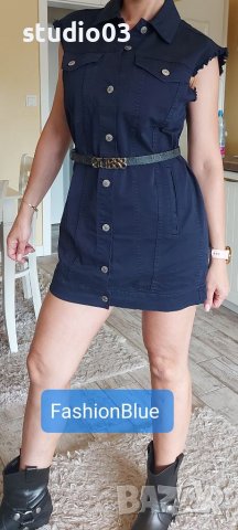 Деним елек/рокля UNITED COLORS OF BENETON , снимка 5 - Елеци - 37181730