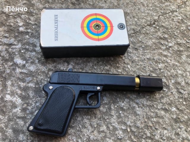 СОЦ българска играчка "ДЕТСКИ ЕЛЕКТРОНЕН ПИСТОЛЕТ", снимка 7 - Антикварни и старинни предмети - 50902770
