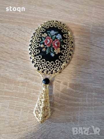 Огледалце с позлата , снимка 3 - Антикварни и старинни предмети - 31620939