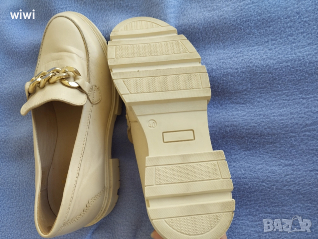 Лоуфъри Nelson -естествена кожа., снимка 7 - Дамски елегантни обувки - 51467505