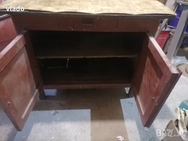 Дървен шкаф (маса) за инструменти  , снимка 3 - Куфари с инструменти - 31518164