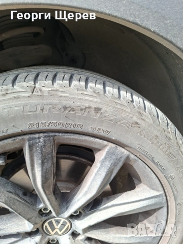 4 Броя Летни Гуми Bridgestone Turanza-215/50/18, снимка 3 - Гуми и джанти - 54304786