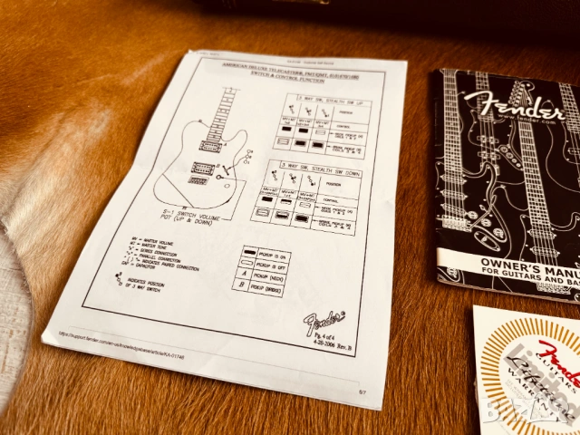 Made in USA! 2004 Fender American Deluxe Telecaster QMT!, снимка 13 - Китари - 53150061