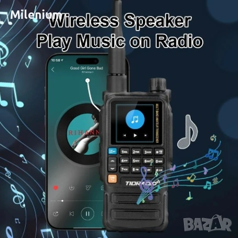 Радиостанция Tidradio TD-H3 plus, снимка 6 - Друга електроника - 53242054