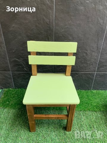 Детско дървено столче , снимка 3 - Други стоки за дома - 21078709
