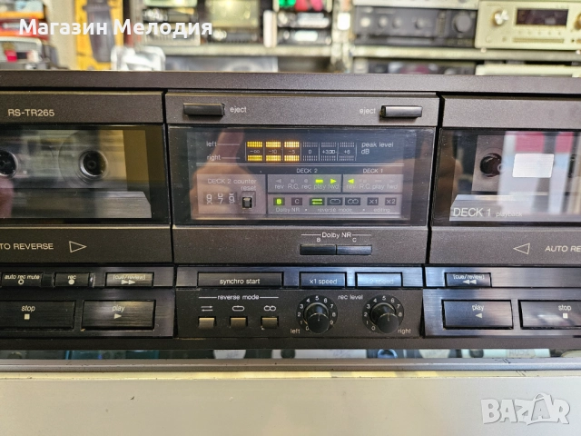 Касетен дек Technics RS-TR265 Работи отлично, добър външен вид., снимка 5 - Декове - 52719534