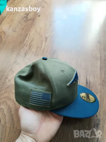 new era new england patriots - страхотна шапка КАТО НОВА 56.8см., снимка 4 - Шапки - 50072664