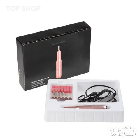 Електрическа писалка за шлифоване на полиране USB Машина за полиране на нокти+Накрайници  20 000 RPM, снимка 2 - Електрически пили за пети - 48778257