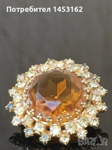 Винтидж чешка брошка