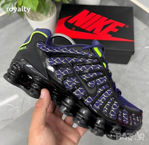 Мъжки Nike Shox TL Black and Blue , снимка 2 - Маратонки - 52553264