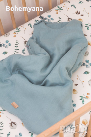 Babyly ленено чувалче 2,0 тог 70 см – синьо
