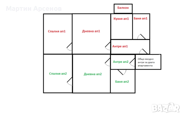 Продава четиристаен в центъра на София от Собственик без комисионни, снимка 4 - Апартаменти - 52070180