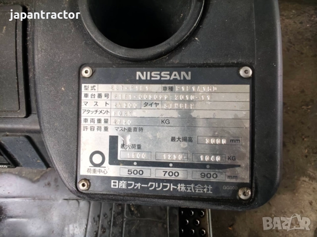 Мотокар Nissan НОВ ВНОС JAPAN, снимка 6 - Индустриална техника - 52560949