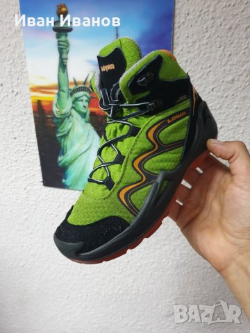 детски  туристически зимни обувки Lowa Innox Goretex Mid Junior номер 33, снимка 7 - Детски боти и ботуши - 38686000