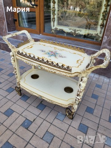 Количка за сервиране 012, снимка 9 - Антикварни и старинни предмети - 42335299