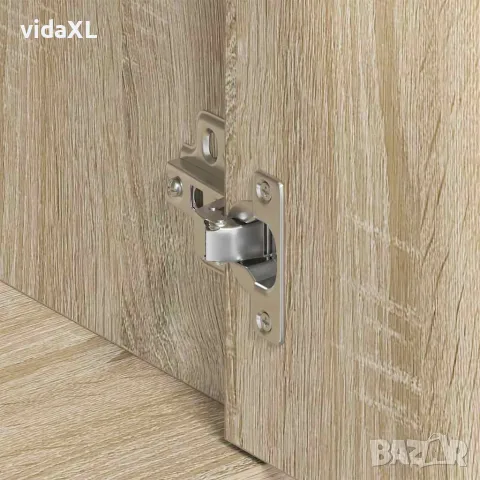 vidaXL Бюфет, дъб сонома, 88x30x70 см, инженерно дърво, снимка 8 - Бюфети - 56147763