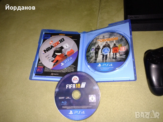Playstation 4 SuperSlim 500gb. пълен комплект + игри, снимка 8 - PlayStation конзоли - 52892473