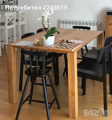 Маса трапезна - масивна, снимка 1