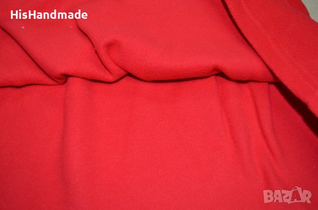 Бебешка Коледна зимна рокличка в червено и бяло, размер 9-12 мес. , снимка 2 - Комплекти за бебе - 38396758