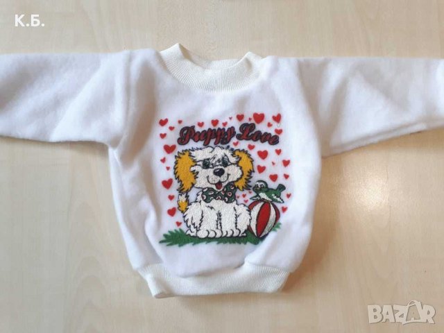 Поларено костюмче с баретка р-р 56, снимка 3 - Комплекти за бебе - 30323894